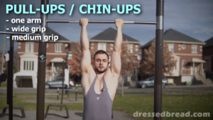 ПОДТЯГИВАНИЯ СРЕДНИМ ХВАТОМ на английском: medium grip chin-ups / medium grip pull-ups